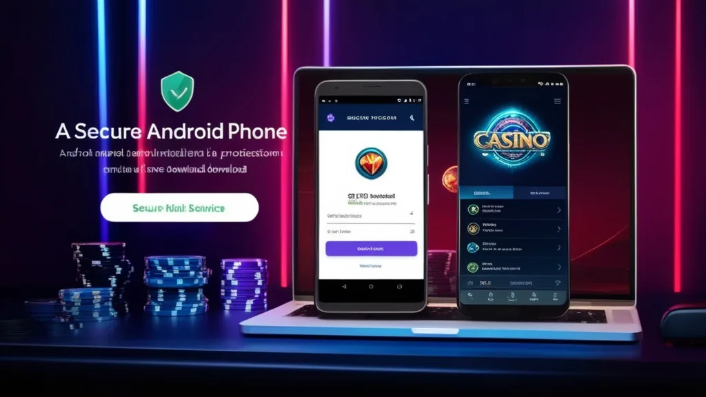 Ecrã Android com instalação segura da aplicação West Aces